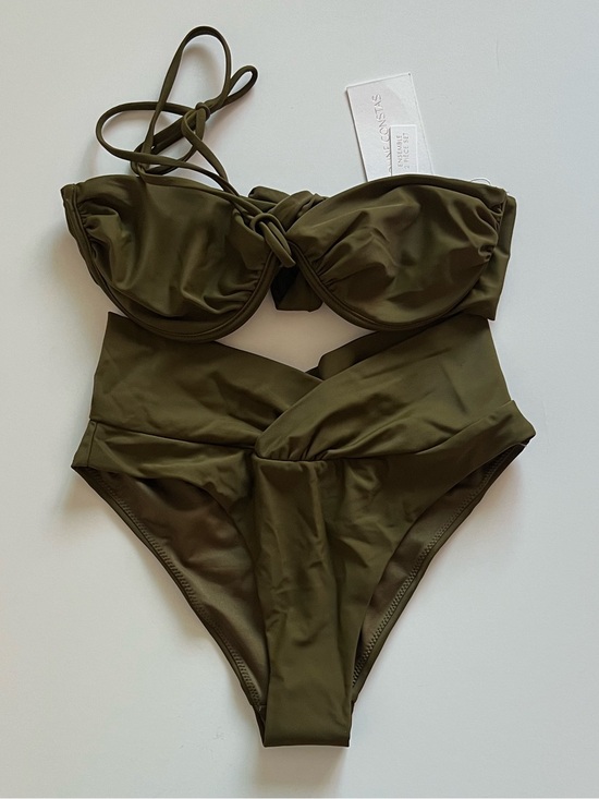 Caroline Constas Other - {Caroline Constas} Brand New Olive Green Bikini SET